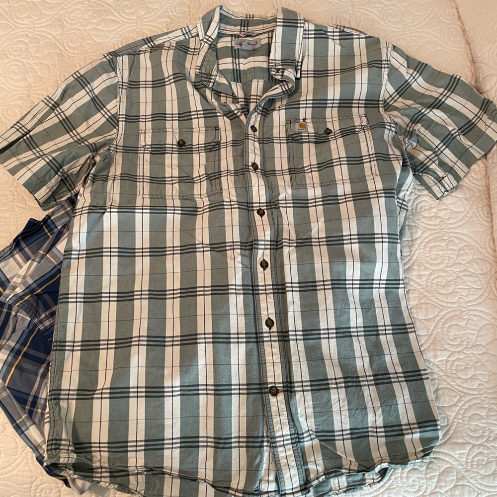 Carhartt short sleeve work shirts (4)